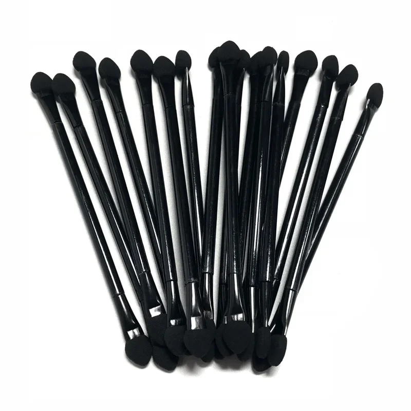 Double Head Eyeshadow Brushes Cosmetic Tool 10 Pcs Disposable Dual Sides Eyeshadow Sponge Brushes Makeup Applicator