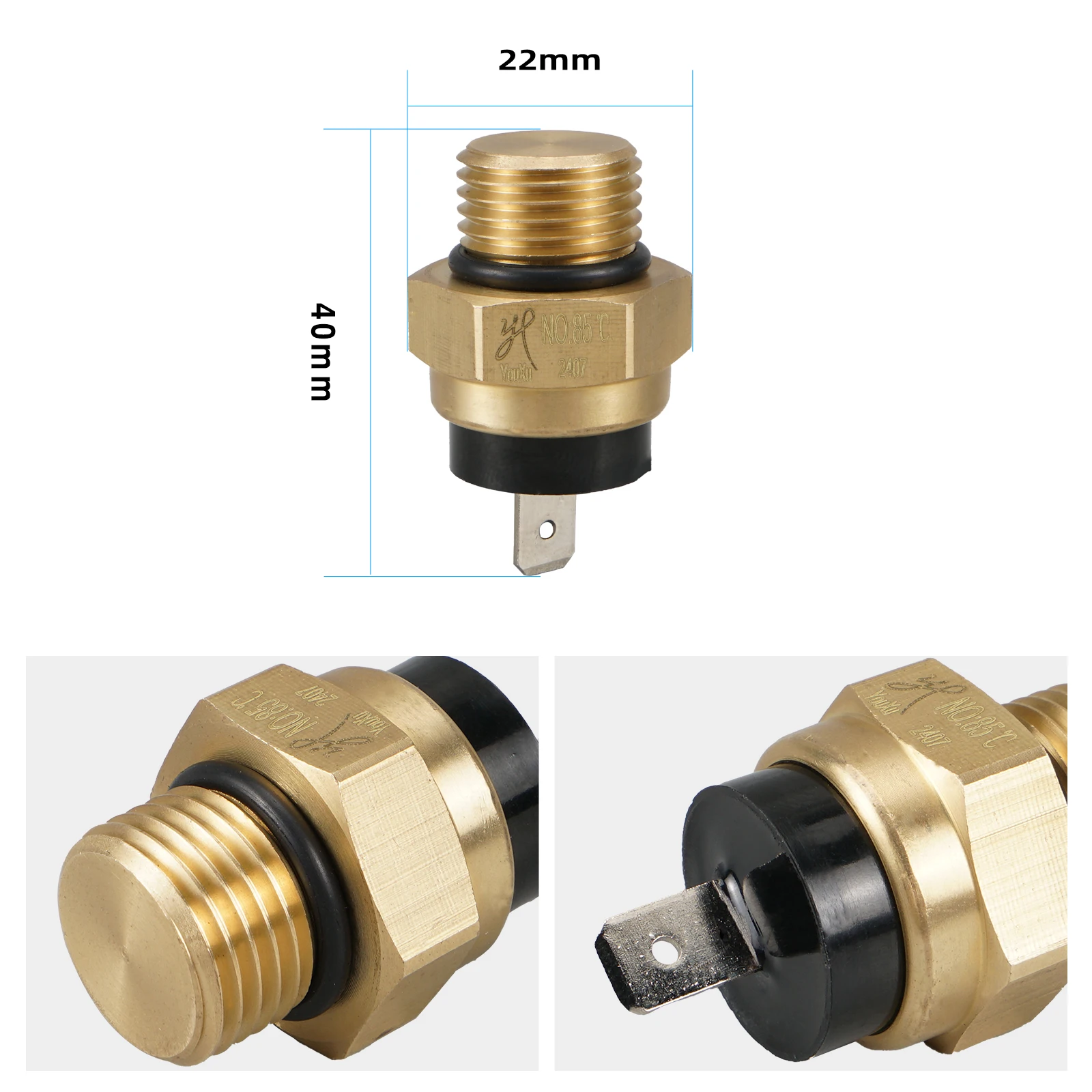 Radiator Fan Switch For Honda CBR900RR Interceptor 750 Shadow Spirit 750 ACE 1100 Magna 750 VTX1300C VTX1800S Goldwing1500 PC800 - Image 6