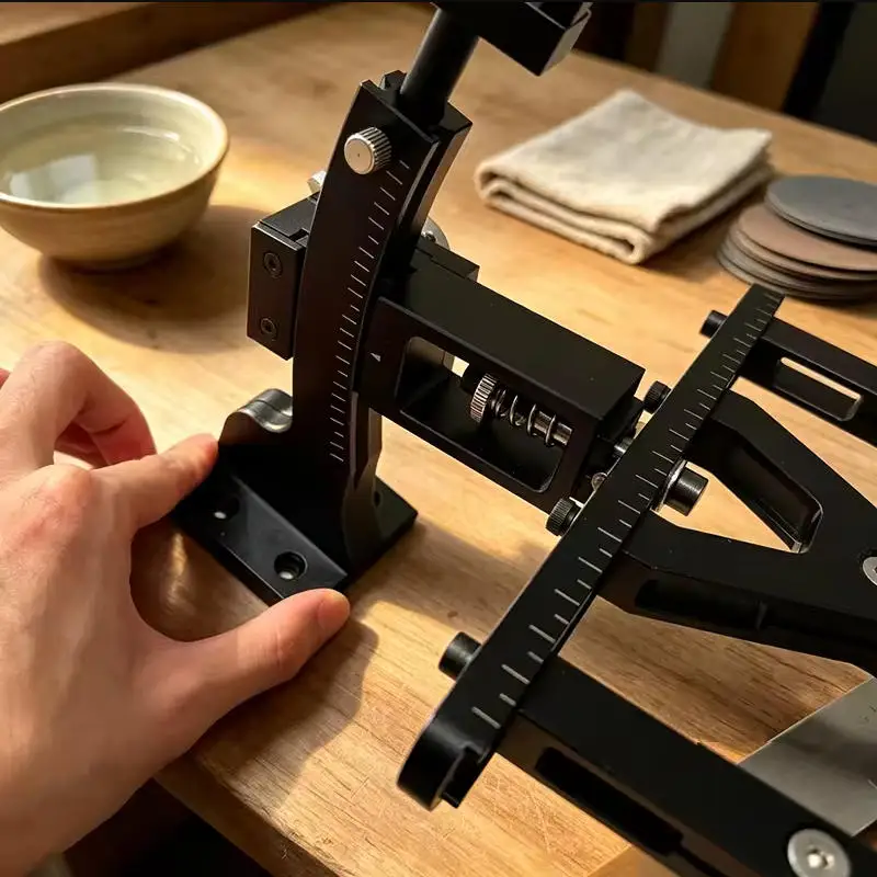 Fixed-angle Knife Sharpener, Upgraded Finely Adjust The Sharpening Angle Professional Knife Sharpener, 360° Rotating Knife Sets