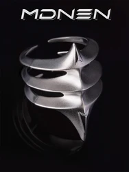 2023 New Battle Series Shin Ring Palatable Tone Metal Cyberpunk Style Unisex Jewelry Party Gift