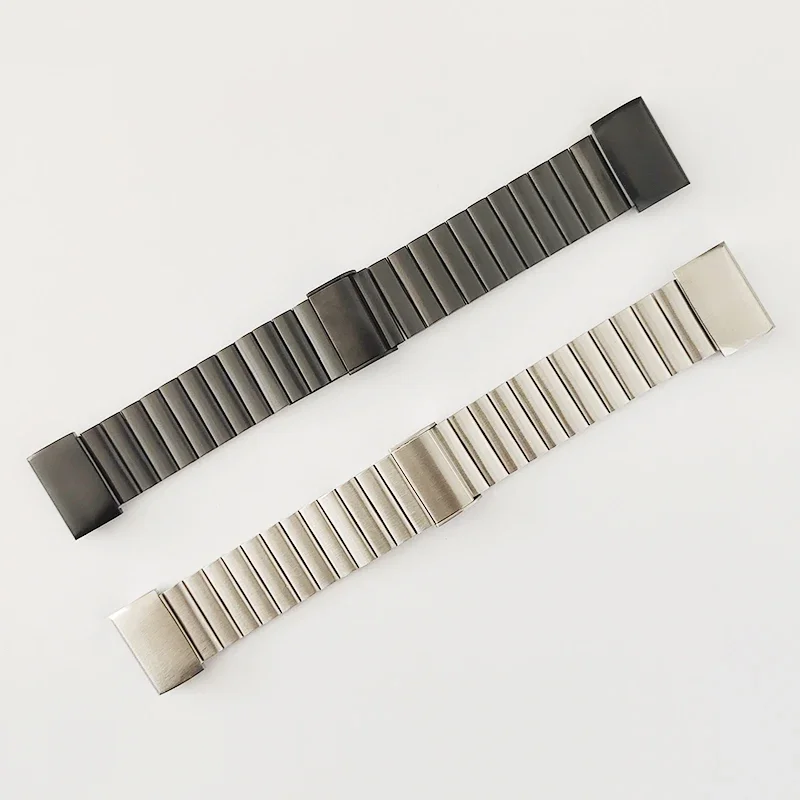 Correa de reloj de acero inoxidable para Garmin Fenix 8, 47mm, correa de ajuste rápido para Garmin Fenix 7, 6, 5, pulseras de Metal Forerunner 965 955