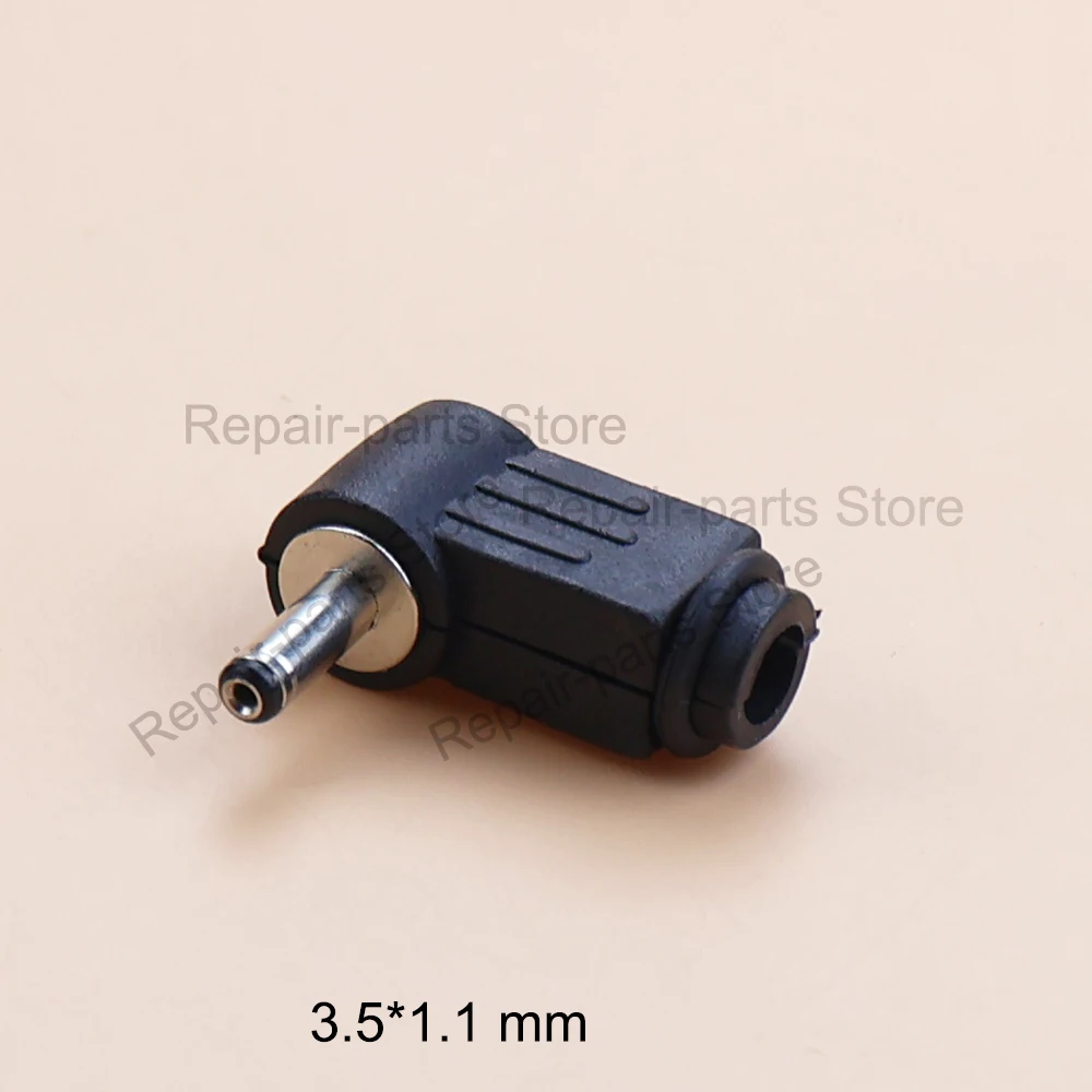 JCD  DC Power Male Plug Welding Connector 90 Degree Right Angle 2.5x0.7 3.5x1.1 3.5x1.35 4.0x1.7 4.8x1.7 5.5x2.1 5.5x2.5 mm