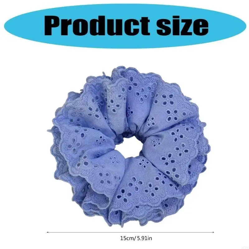 

Lace Hair Scrunchies for Women Hair Elastic Hair Rings Aesthetic Hair Tie Hair Scrunchy Ponytail Hair Holder H7EF