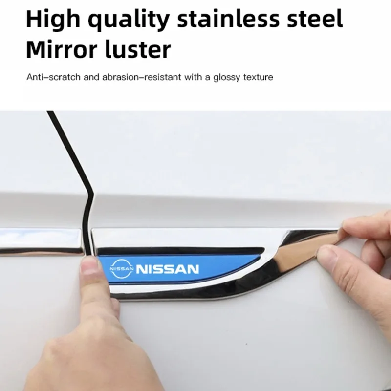 2Pcs Car Styling Side Fender Body Emblem Stickers Knife Badges Decoration For Nissan Qashqai Juke Pulsar Sentra Altima Patrol view 2