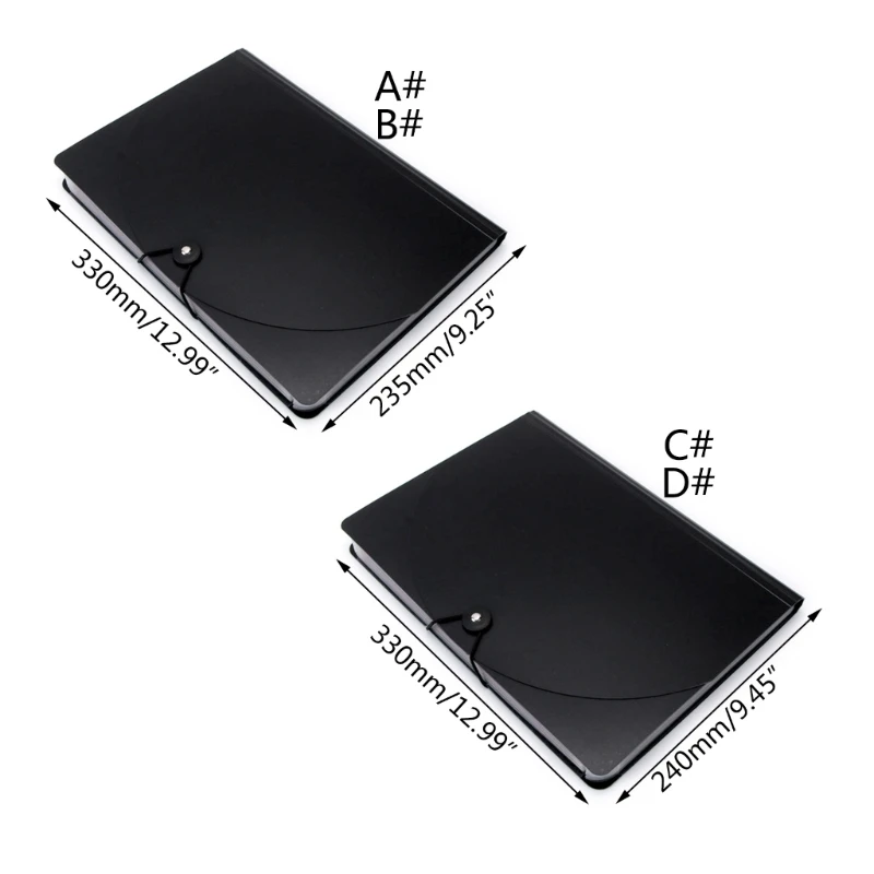 Moving Boxes Medium Document Folder Letter Size Paper File Folder Organ Box Handheld Design Student Test Paper Organizer