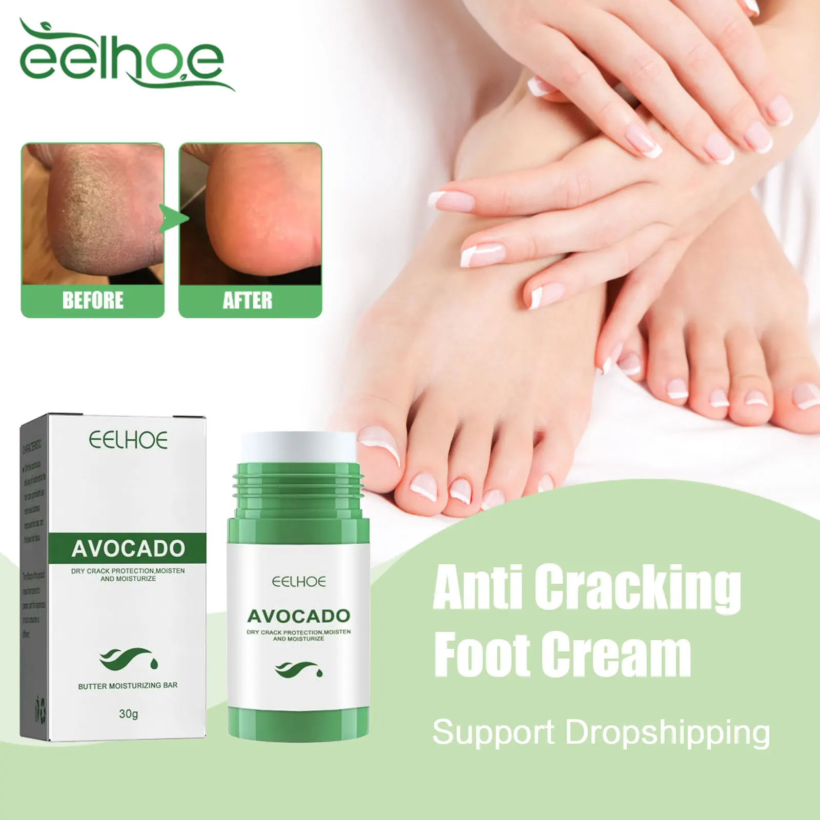 

Anti Cracking Foot Cream Remove Dead Skin Callus Heel Cracked Repair Drying Peeling Chapping Relief Hand Foot Moisturizing Cream