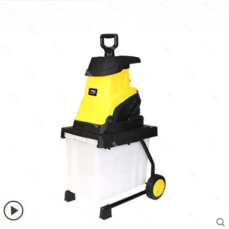 110V/220V 2500W High-Power Electric Garden Branch Chipper Wood Shredder Tree Branch Crusher