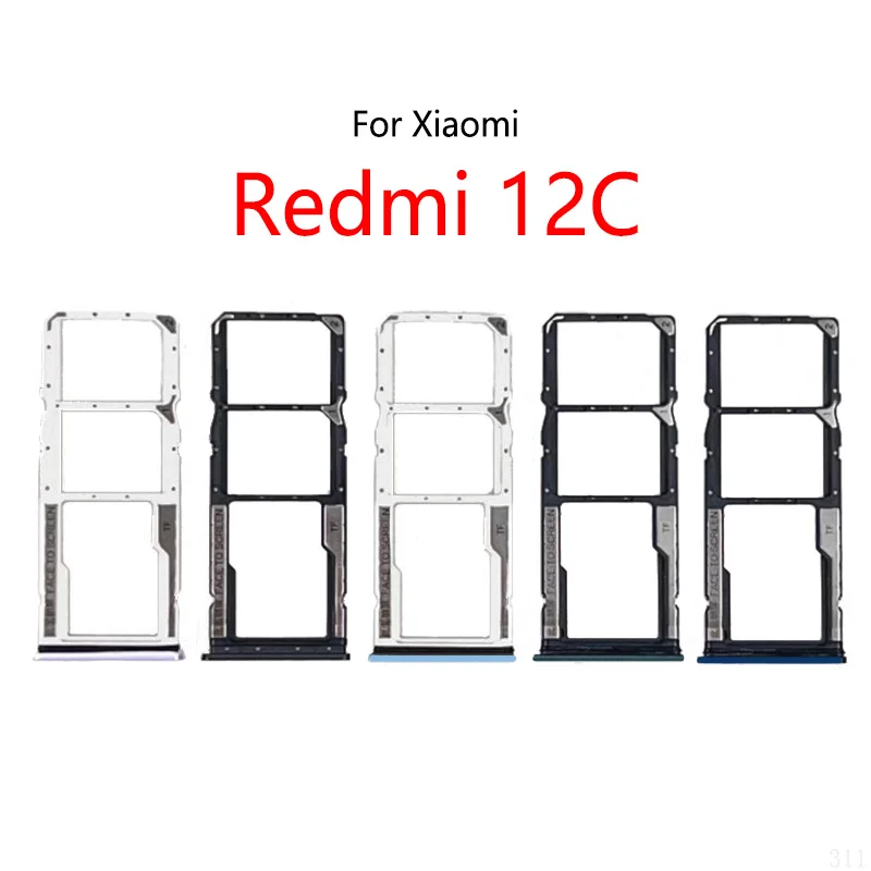 Для-xiaomi-redmi-12c-слот-для-sim-карты-держатель-лотка-для-sim-карты-разъем-для-чтения-sim-карт