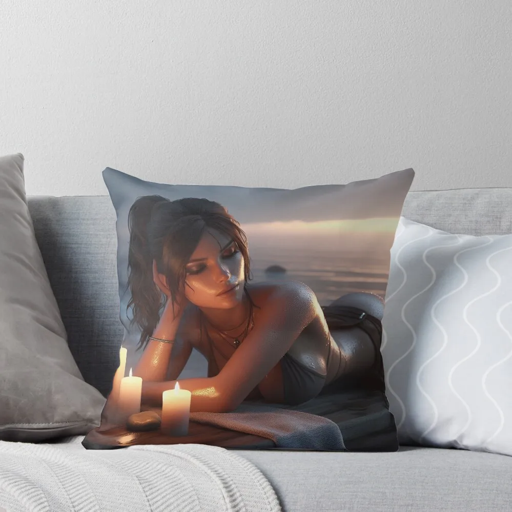 

Legendary Lara Croft Tomb Raider Adventure Throw Pillow Christmas Covers New year Rectangular Cushion Cover pillow