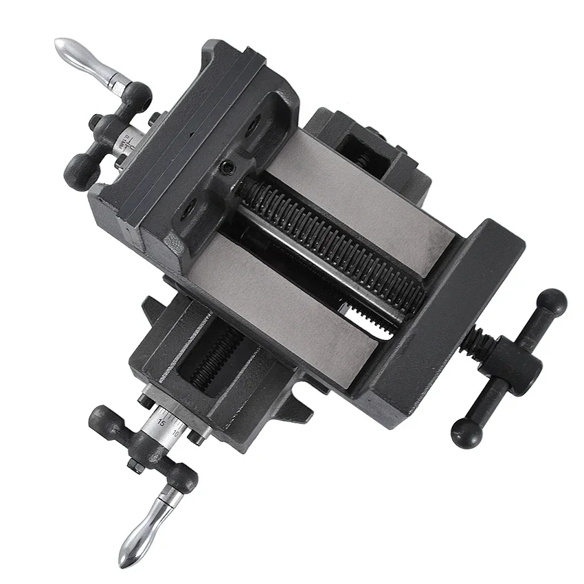 Multi-function Precision Cross Pliers Heavy Bench Vise Household Table Clamp 4 Inch Cross Vise for Drilling and Milling Machine