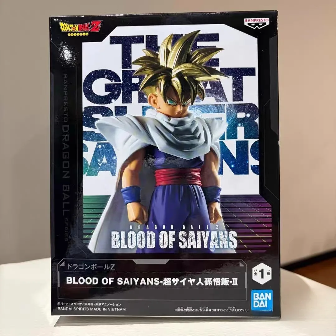 Figurine d'action originale DRAGON BALL Anime Son Gohan Blood of Saiyans, jouets en PVC, collection Figuarts