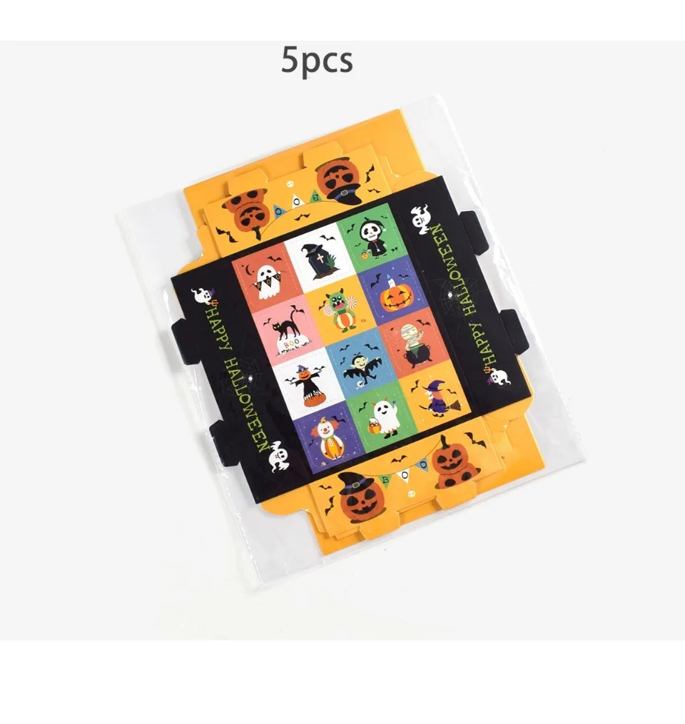 10/20/30 teile/los Halloween Candy Box Hausgemachte Geschenk Box 12 Grid Süßes Oder Saures Boxen Geschenk Box spielzeug Geburtstag Boxen Für Halloween – Detail 8