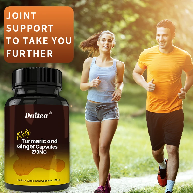 

Turmeric and Ginger Supplement - Joint Health Support - Strong Bones - Enhanced Bone Density