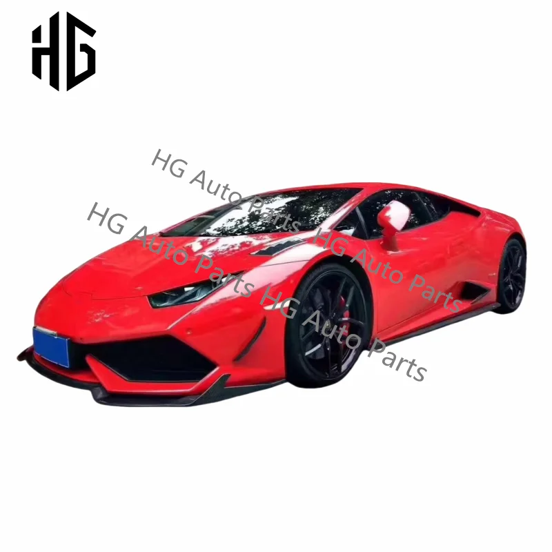 

Upgrade Facelift RZ Style Carbon Fiber Car Front Bumper Lip Rear Diffuser Spoiler Body Kit For Lamborghini Huracan LP610 Lp580