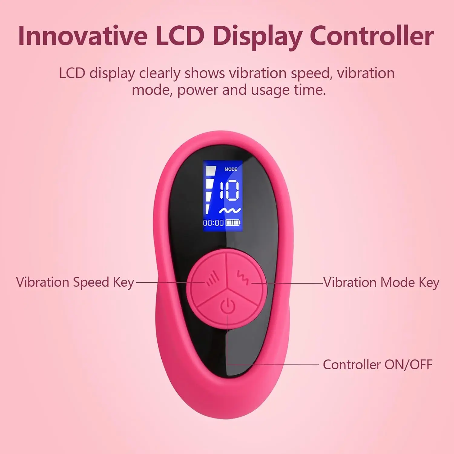 هزاز البظر، المقابس، سدادات الألعاب، هزاز G-spot، جهاز التحكم عن بعد، هزاز يمكن ارتداؤه، تحفيز البظر، 10 أوضاع