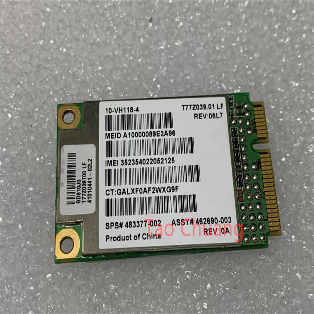 FOR HP EliteBook 8530p 2530p 2540p 6930 Qualcomm WWAN Mobile WiFi Card 483377-002