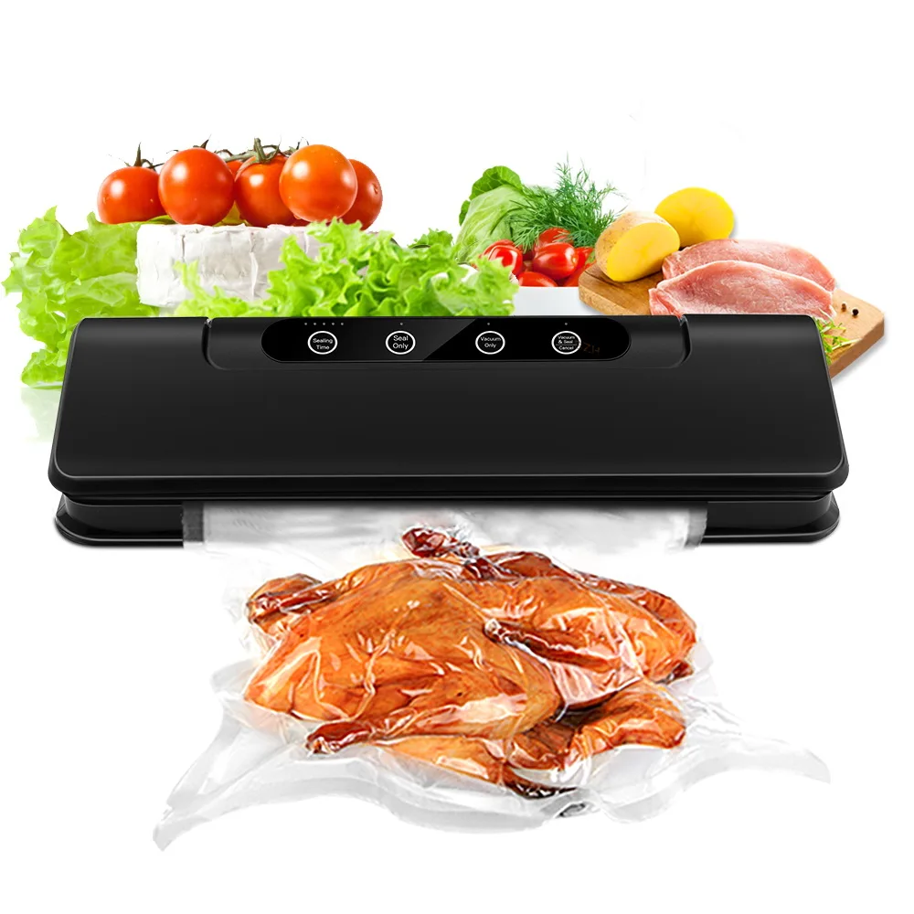 SY-1805 Industrial Small Automatic Plastic Bag Jar Powder Meat Food Saver Machine Kitchen Food Storage Tools Vacuum Sealer