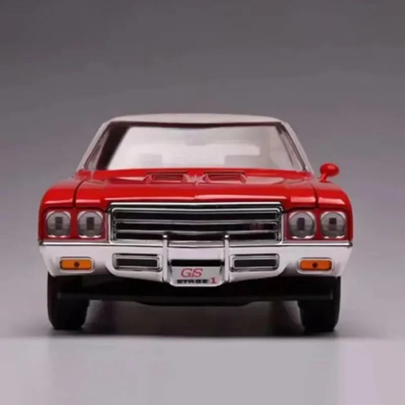 Original Diecast Alloy 1:18 1972 Buick SKYARK GS COMVERTIBLE   Red Classic Car Model Adult Collection Static Display Boy Toy