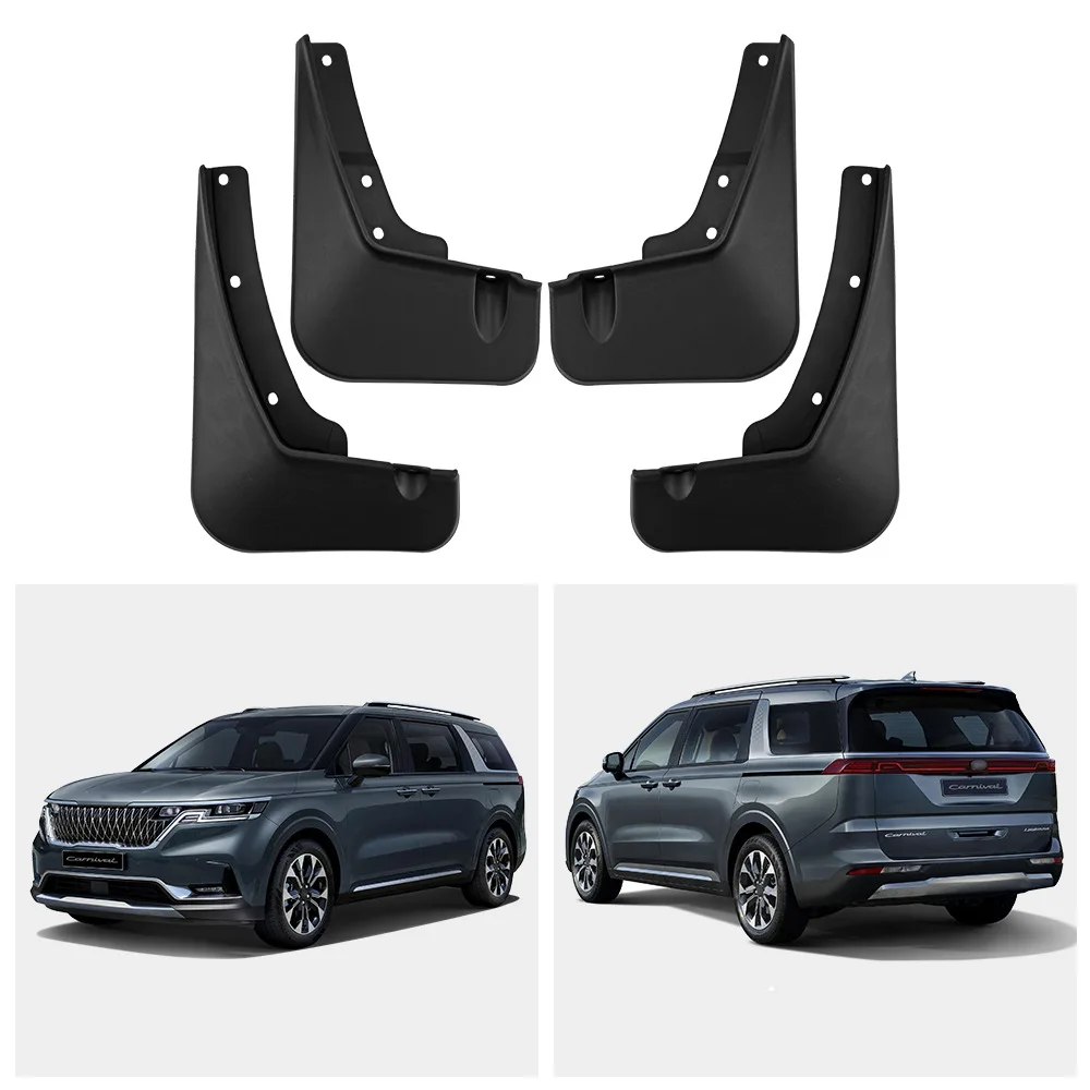 Kia Carnival 2023 2024 için çamurluklar çamur flepler Splash muhafızları ön arka tekerlekler çamurluk araba aksesuarları 4 adet