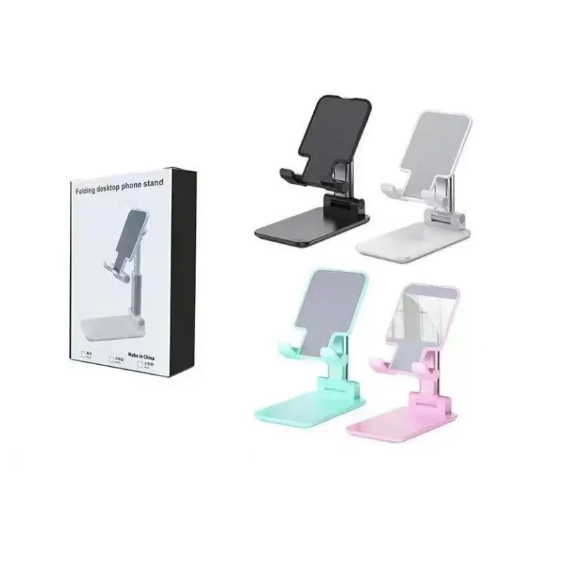 Folding Phone Stand Desktop Stretchable Tablet Holder Lazy Portable Live Streaming Online Course Simple Watching Support Stand