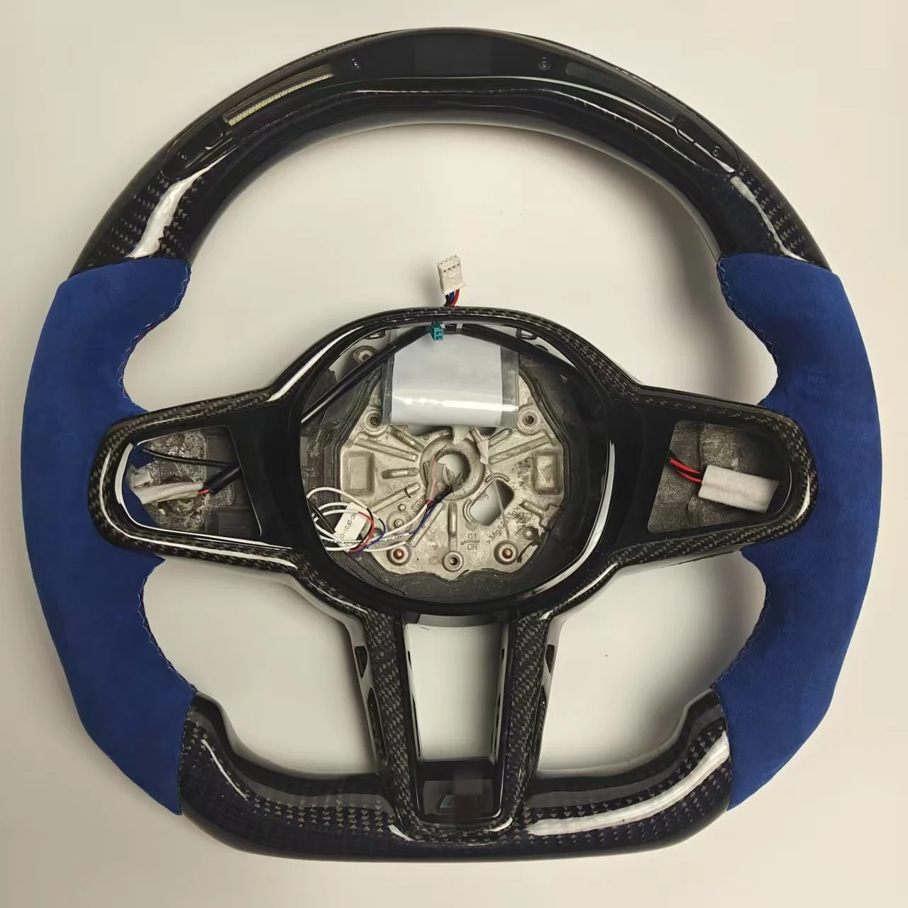 Factory Custom Heated M LED Display Carbon Fiber Steering Wheel for BMW M2 M3 M4 M5 F10 F50 F30 F32 F80 F82 F90 G20 G30