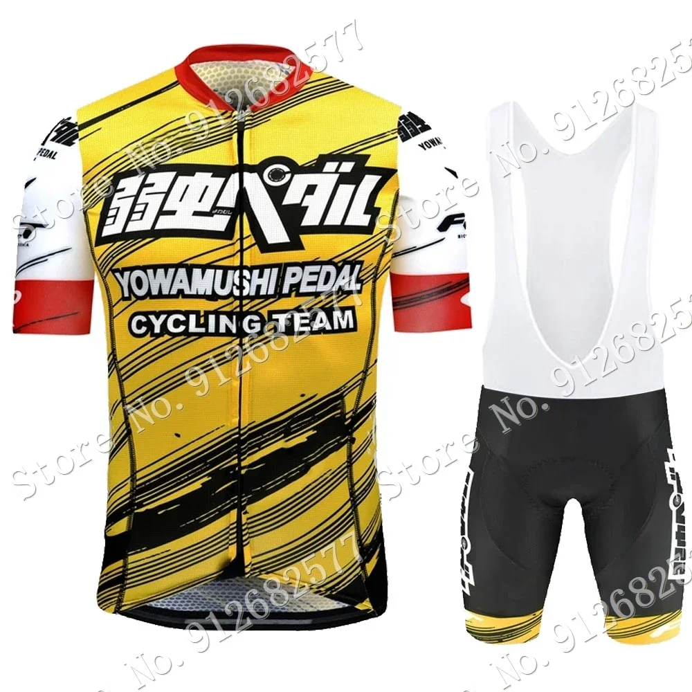 2023 Yowamushi Pedal Cycling Jersey Set Cartoon Anime Cycling Clothing Road Race Bike Shirts Suit Bicycle Bib Shorts MTB Maillo