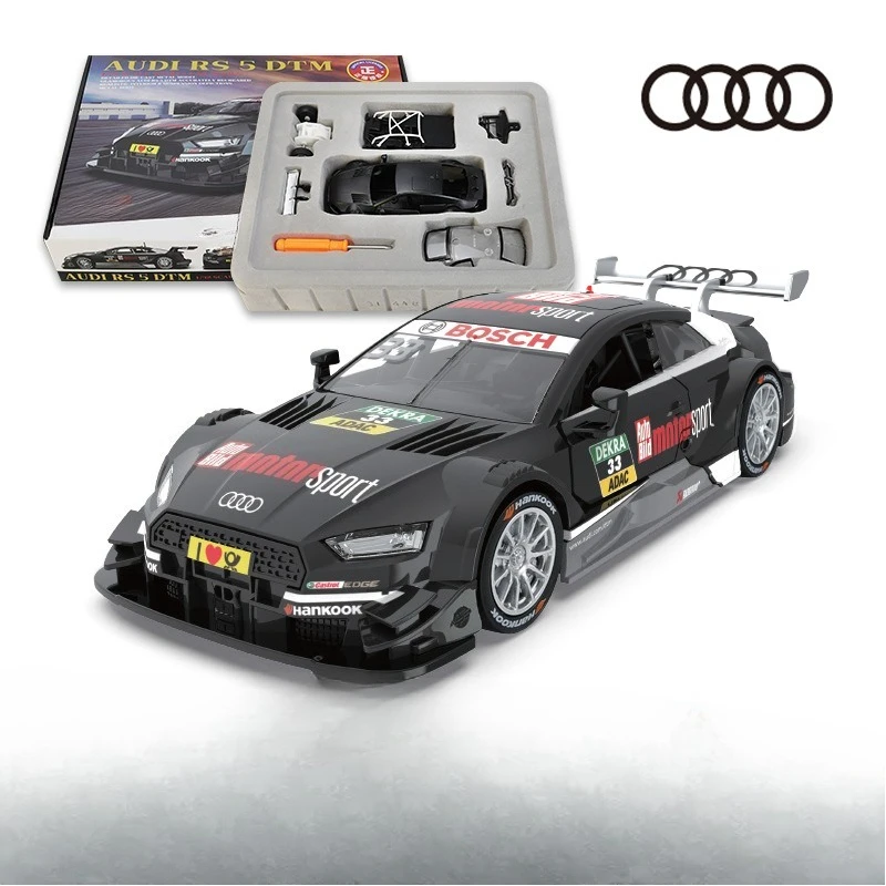 組み立て済みバージョン 1/32 ベンツ AMG C63 DTM 合金車モデル アウディ RS5 DTM コレクション ミニチュア ヴォイチュール ボーイフレンドの誕生日ギフト