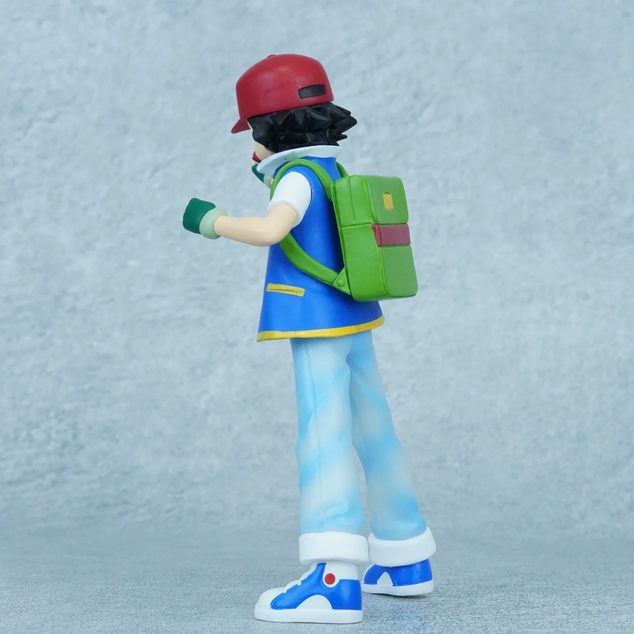 BANDAI 13.5 CENTIMETRI Anime Pocket Monsters Ash Ketchum Pikachu Satoshi Figura Del Basamento Modello Giocattolo Bambola Action Figure Regalo Collezione