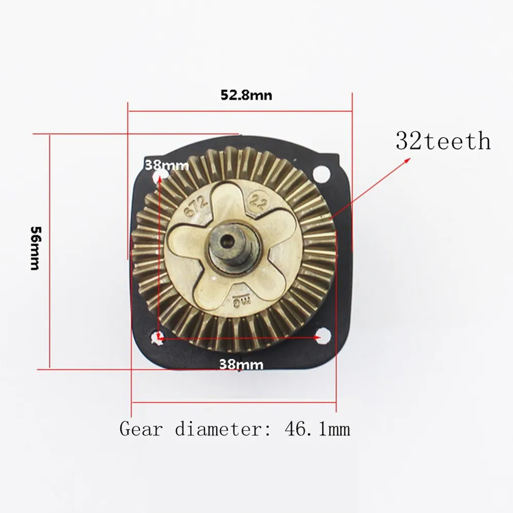 Conjunto de engranajes para amoladora angular, accesorios de repuesto de Metal para BOSCH TWS6600, FF03-100A