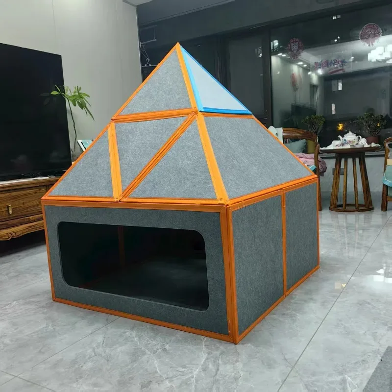 

【Best-selling】Magnetic Panel Playhouse Square Panel Pack Panels with Built-in Magnets Easily Snap Together Requires Big Set