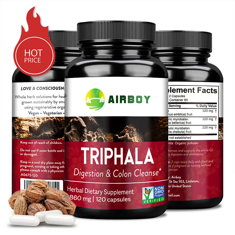 Triphala - Supports Intestinal Health, Relieves Constipation, and Improves Digestion and Metabolism