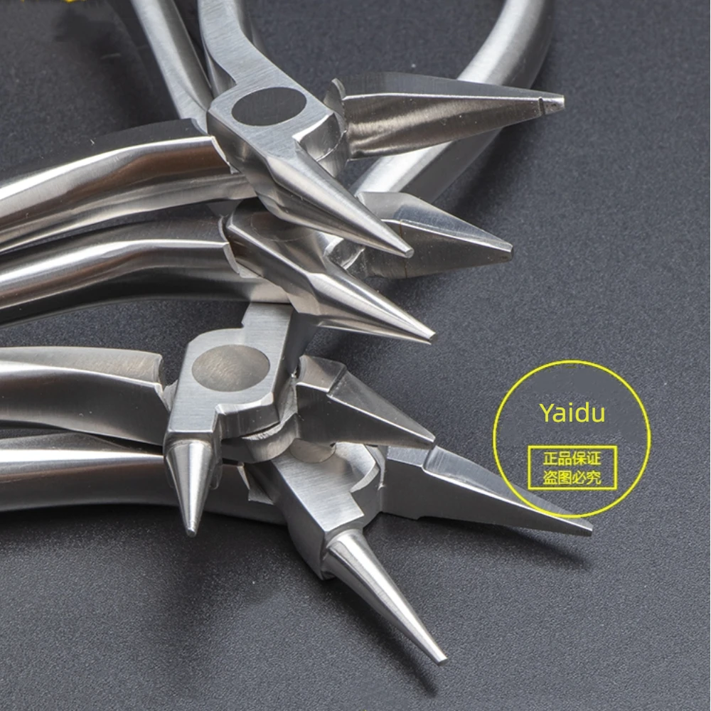 1Pc Orthodontic Thin Wire Forming Pliers Bent Square Wire Archwire Dental Tool Dental Clinic Long Head Round Head Birdbeak Plier