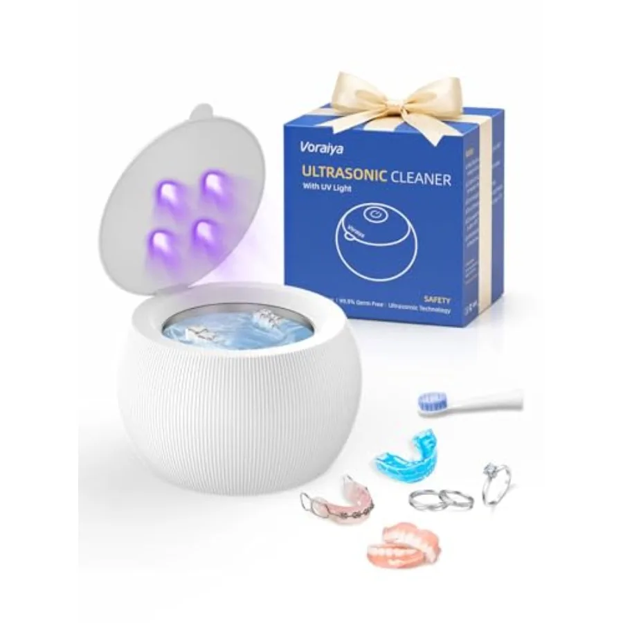 

Ультразвуковой очиститель для зубных протезов и элайнеров Gentle Deep Dental Cleaning Pod с УФ-стерилизацией (UVC)