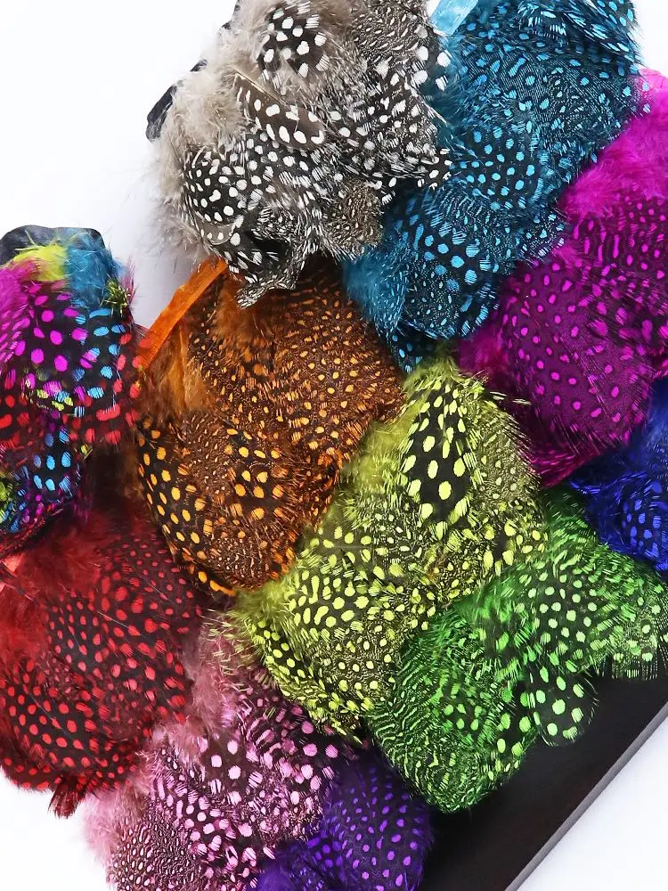 Маленькие перья фазана, отделка, бахрома, пятнистые натуральные перья, лента 5-8 см с белым Горошек, декоративные Шлейфы 1 м/2 м