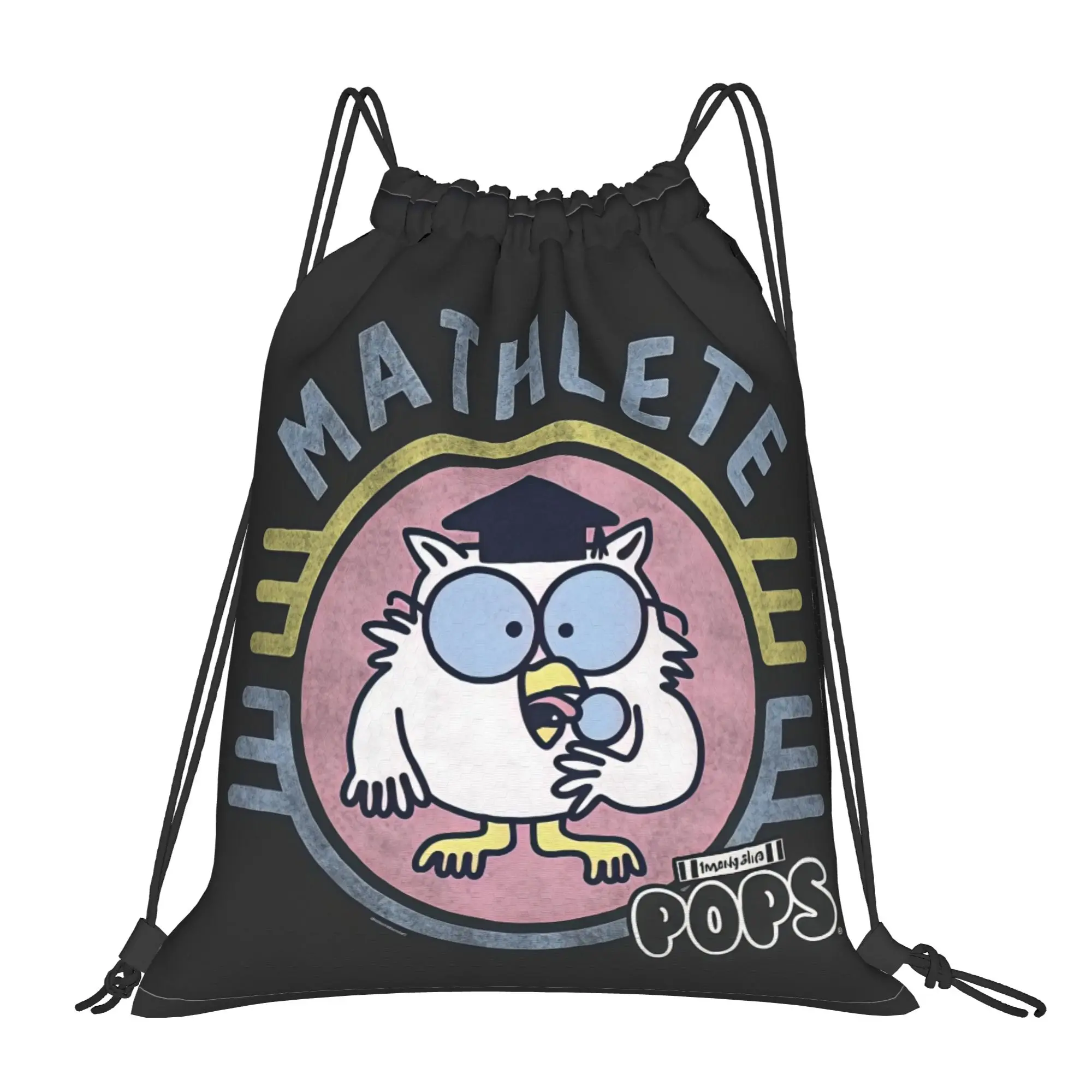 tTootsie Pops Owl Mathlete Graduation Portable Hiking Riding Gym Drawstring Storage Sporty Backpacks