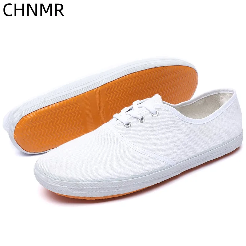 Small White Shoes Military Training Casual Shoes Round Head Wear-resistant Light Thick Bottom Outdoor Tide All-match Breathable