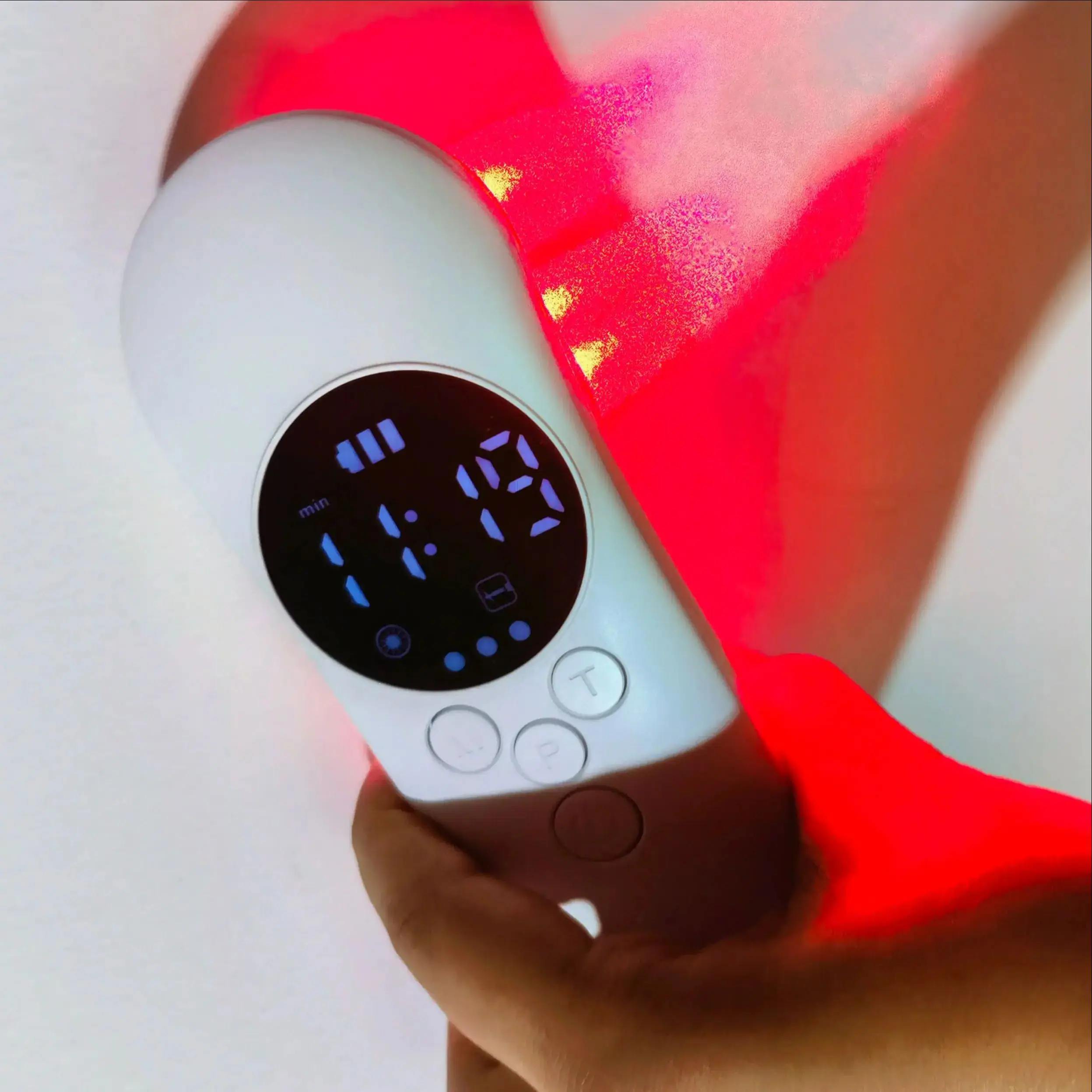 

Rechargeable 520mW Laser Acupuncture Device - 650nm+808nm Dual Wave for Disc Herniation, Osteoarthritis & Sports Injuries
