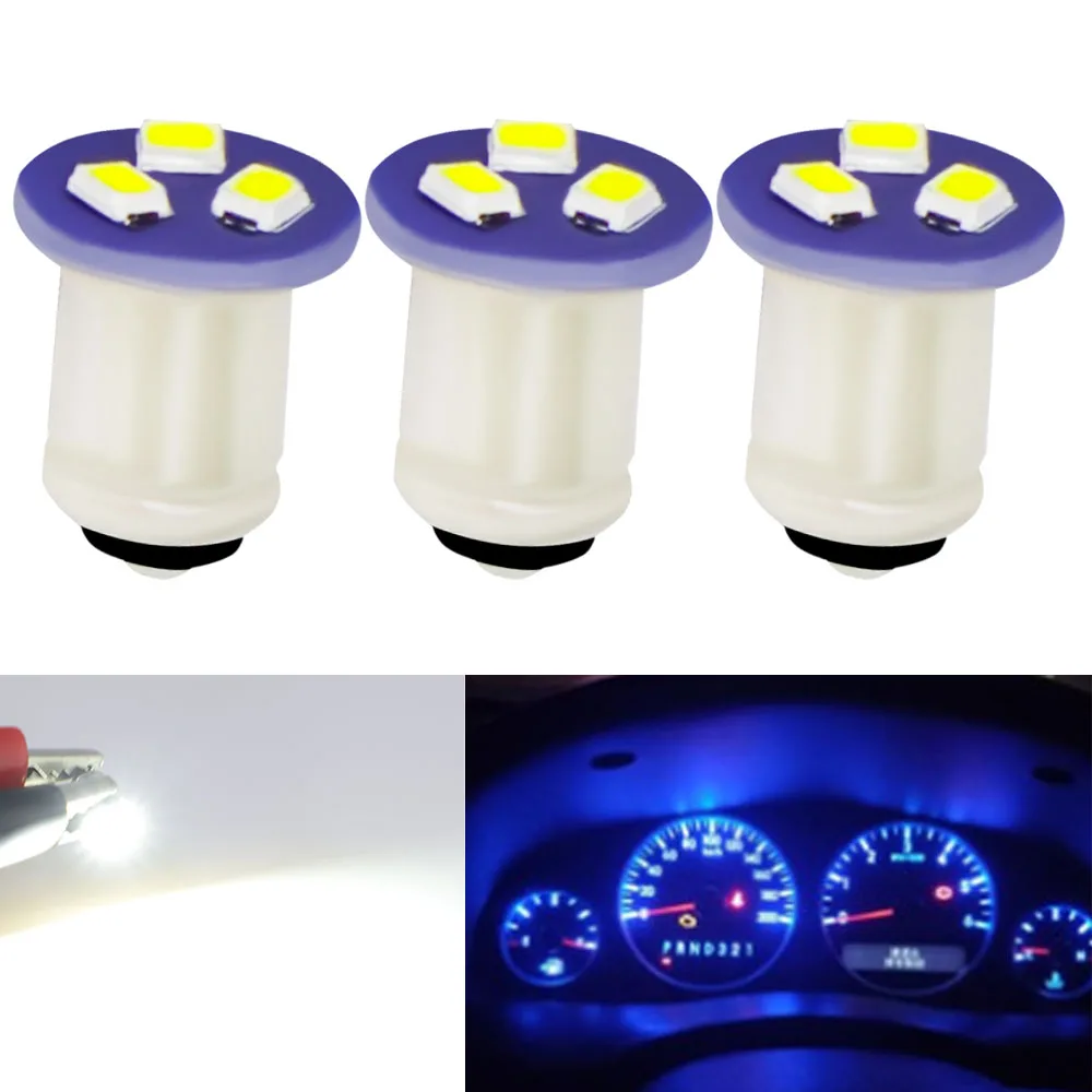 10 Pcs 28V 36V Green Red White MG6 3Smd 2016 LED  Socket LED Instrument Lights Meter Lamp Replacement Bulb For Ship Plane