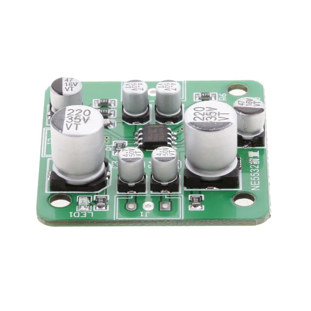 NE5532 Preamplifier Audio Amplifier Module Board Replaces 4558 LM833 LT1057 Car Audio Accessories