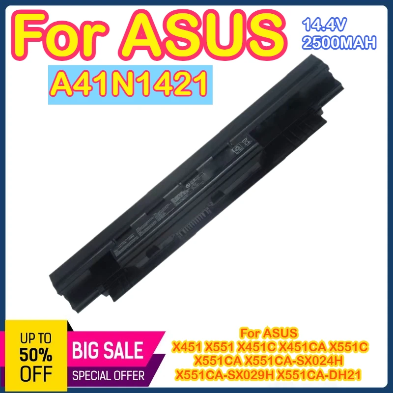 

A41N1421 для ASUS PU450 PU451J PU550 PU551L P2420L A41N1421 аккумулятор для ноутбука