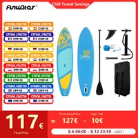 FunWater Stand Up Paddling Board Inflatable Paddle Board Non-Slip Water Sport Paddle Board Surfboard Surf Sup Board