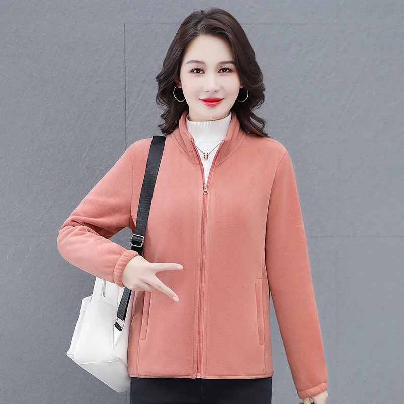 2025 primavera outono jaqueta feminina outerwear novo velo feminino conforto casual quente velo solto cardigan camisola jaqueta feminina topos