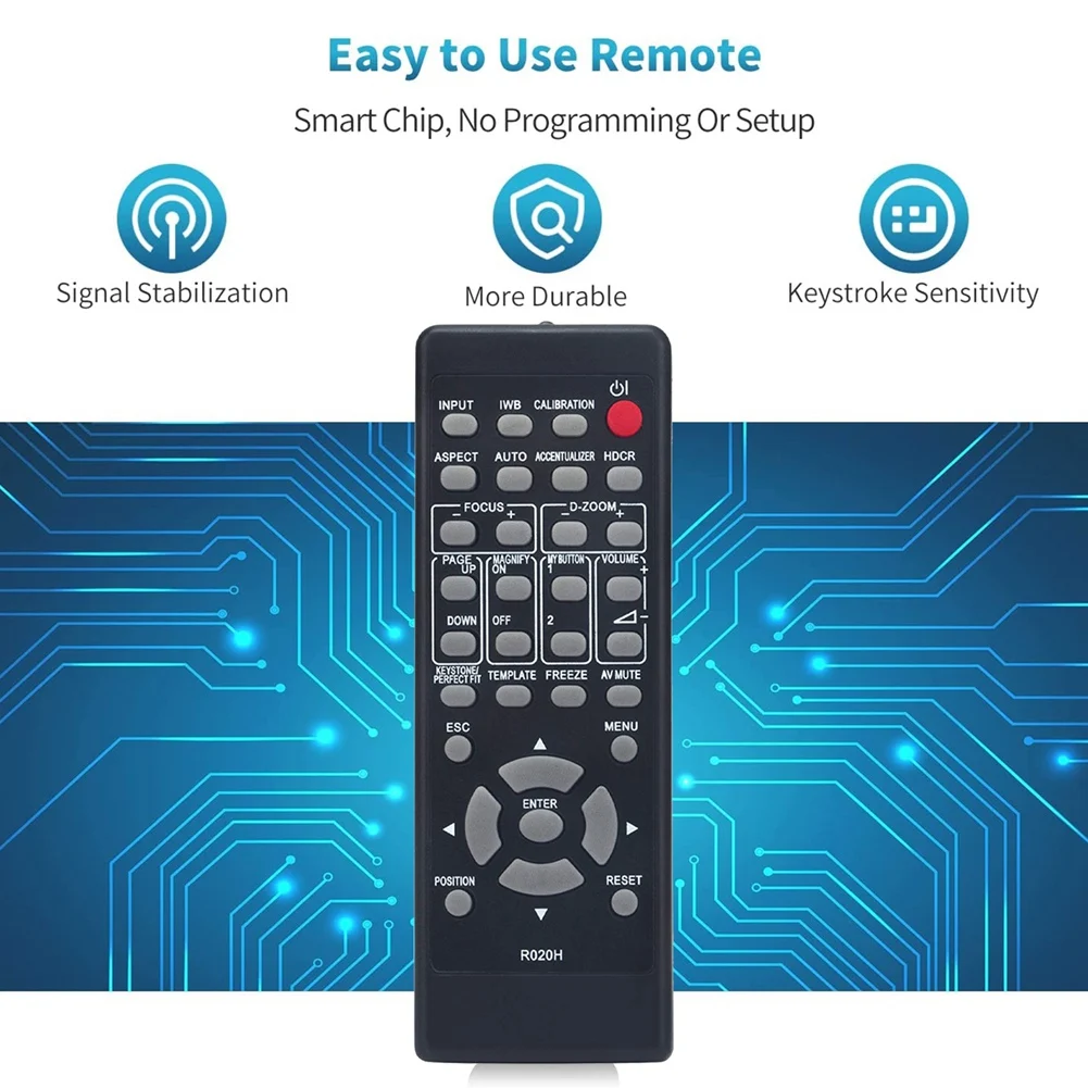 B24B Replacement Remote Control R020H For Hitachi LCD Projector CP-AX2503 CP-AX3503 CP-AX2505 CP-AX3505 CP-AW3005 CP-AW3506