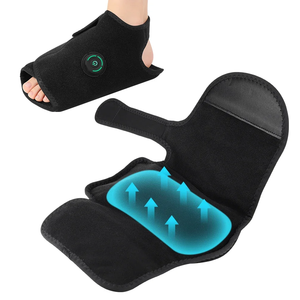 3-Speed Air Compression Foot Acupoint Massager Wireless Shiatsu Plantar Fasciitis Relief Rechargeable 1/2 Pcs Optional