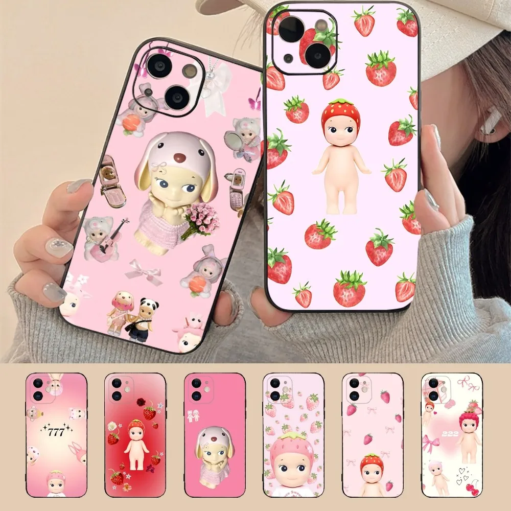 Cute S-Sonny Angel Phone Case For Iphone 16 15 11 13 14 Pro Max Plus XR XS 12mini Cover Case