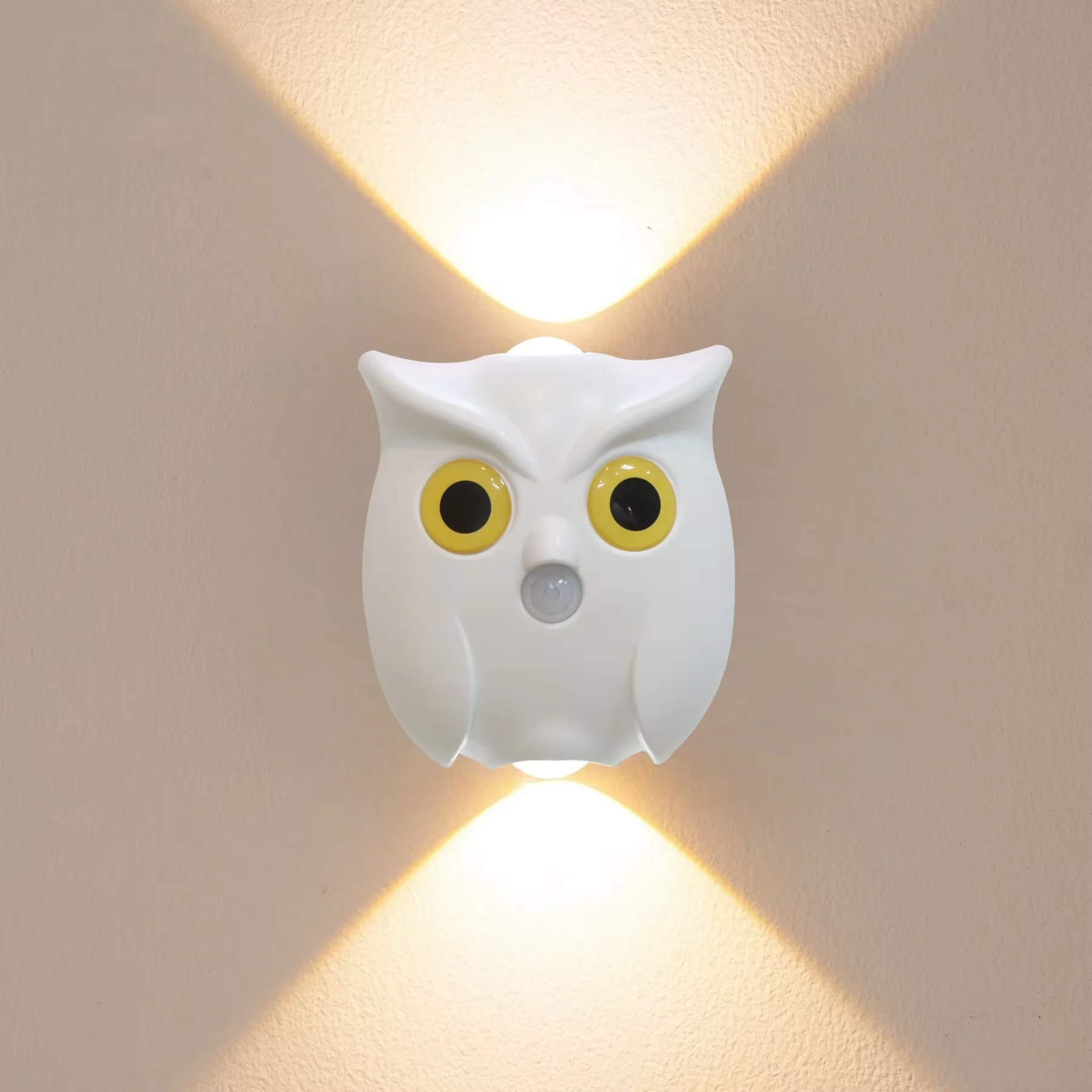 Smart Sensor Night Light USB Rechargeable No Wiring Dual Lighting Wall Lamp For Hallway Bedroom Bathroom Cute Gift