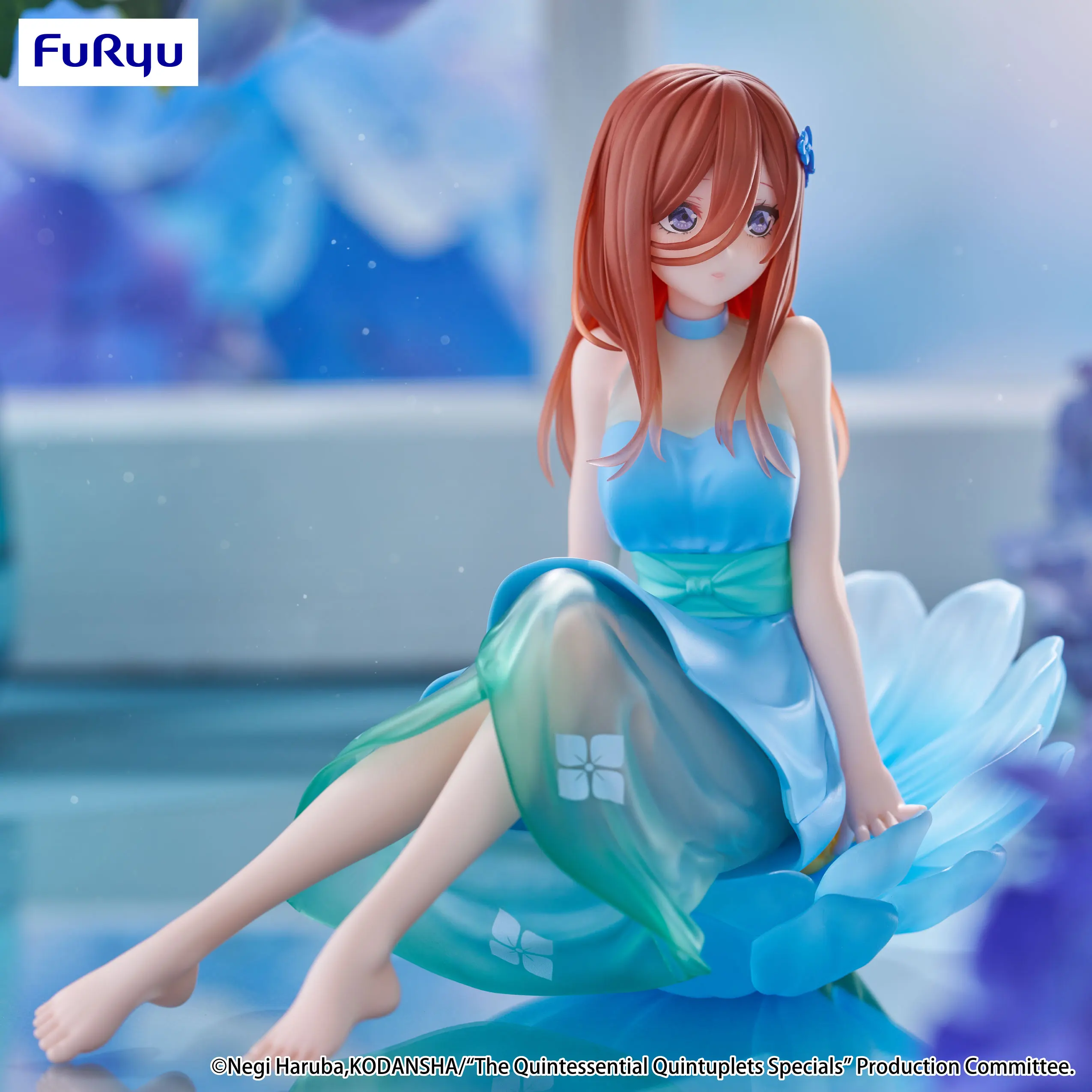 In Stock Furyu The Quintessential Quintuplets Nakano Miku Petal Dress Desktop Cute Anime Action Figure Toy Gift Model Collection