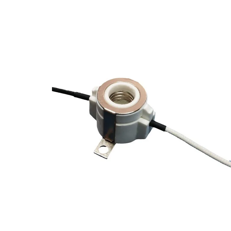 

2pcs Lighting accessories E11 special ceramic lamp holder with bracket E11 lamp holder small screw lamp holder