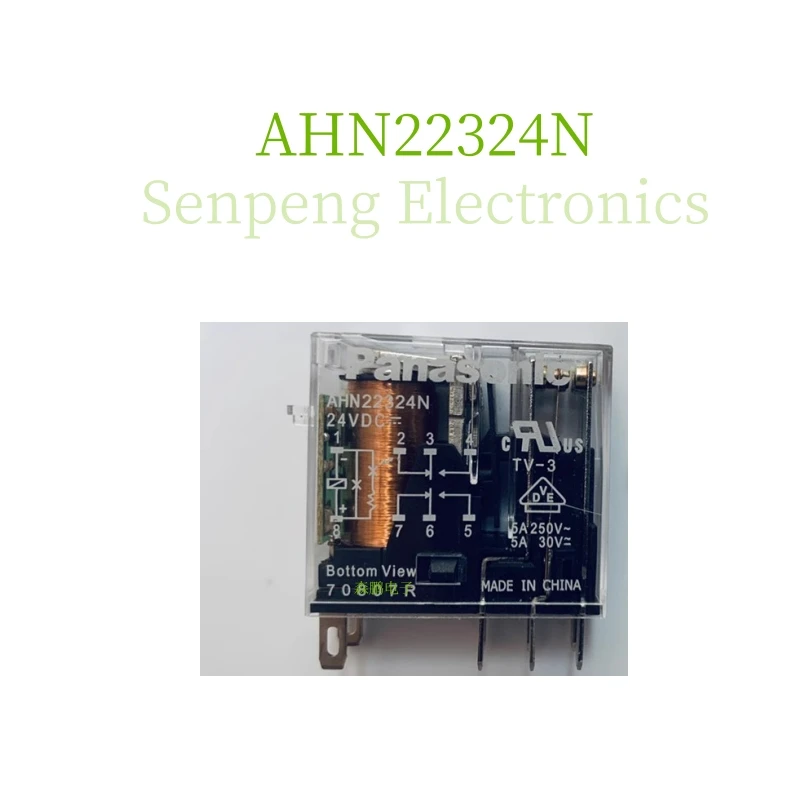 

5PCS/LOT Free postage AHN22324N New Original Intermediate Relay Panasonic AHN Narrow and Small Relay 8 Pin 5A