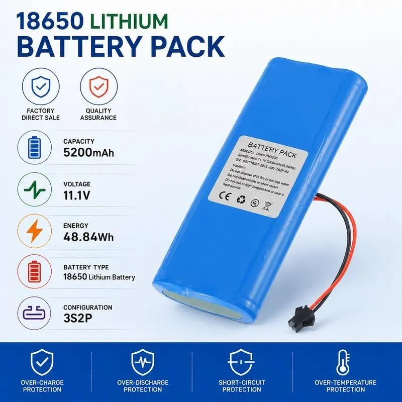 Replacement Battery for Tai PM5000 Monitor Compatible with Device Power Supply Long Lasting Rechargeable Lithium Ion
